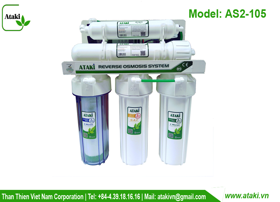 MÃ¡y lá»c nÆ°á»›c ATAKI 5 cáº¥p lá»c